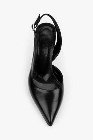 Kadın Zenvia Siyah Cilt Stiletto