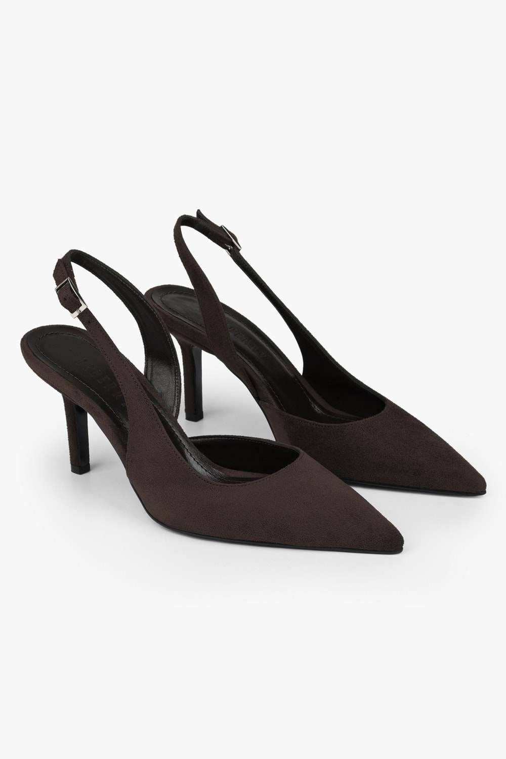 Kadın Zenvia Kahve Süet Stiletto
