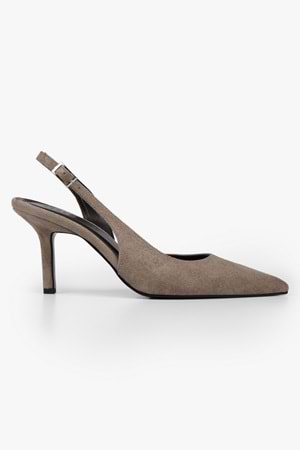 Kadın Zenvia Vizon Süet Stiletto