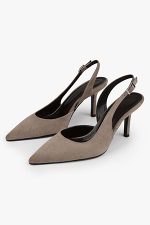 Kadın Zenvia Vizon Süet Stiletto