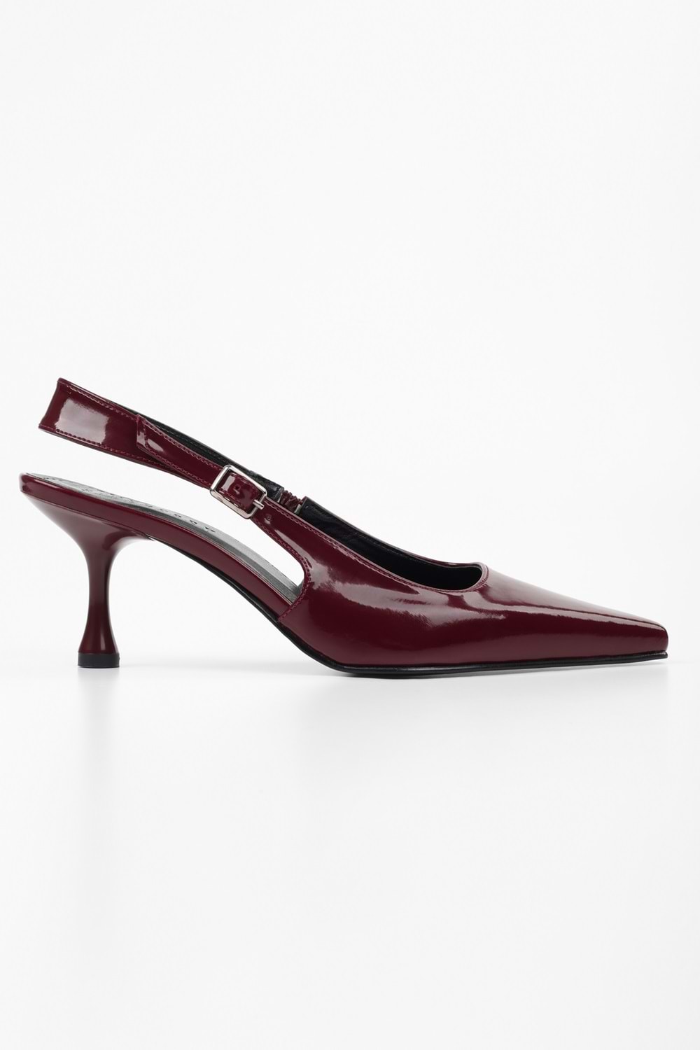 Kadın Estella Bordo Rugan Stiletto