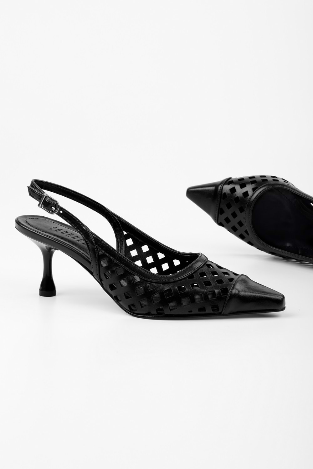 Kadın Jade Siyah Cilt Stiletto