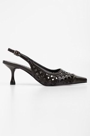 Kadın Jade Acı Kahve Cilt Stiletto