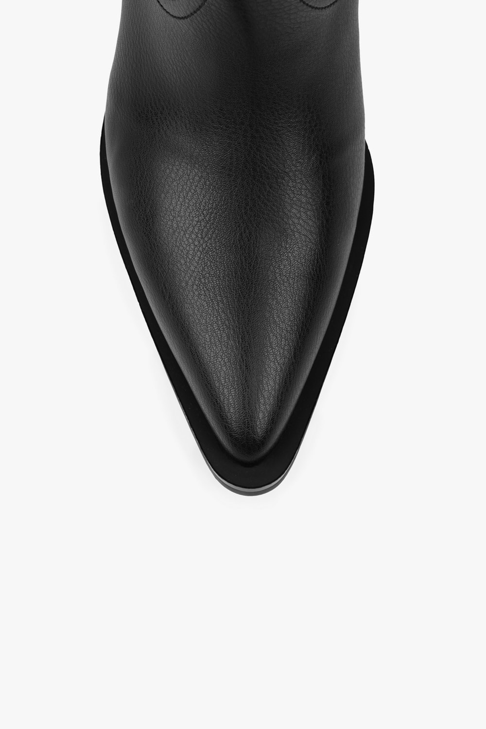 Kadın Kailey Siyah Cilt Kovboy Çizme