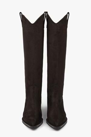 Kadın Kailey Kahve Süet Kovboy Çizme