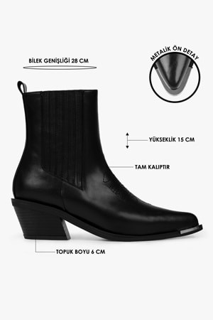 Kadın Stormi Siyah Cilt Kovboy Bot