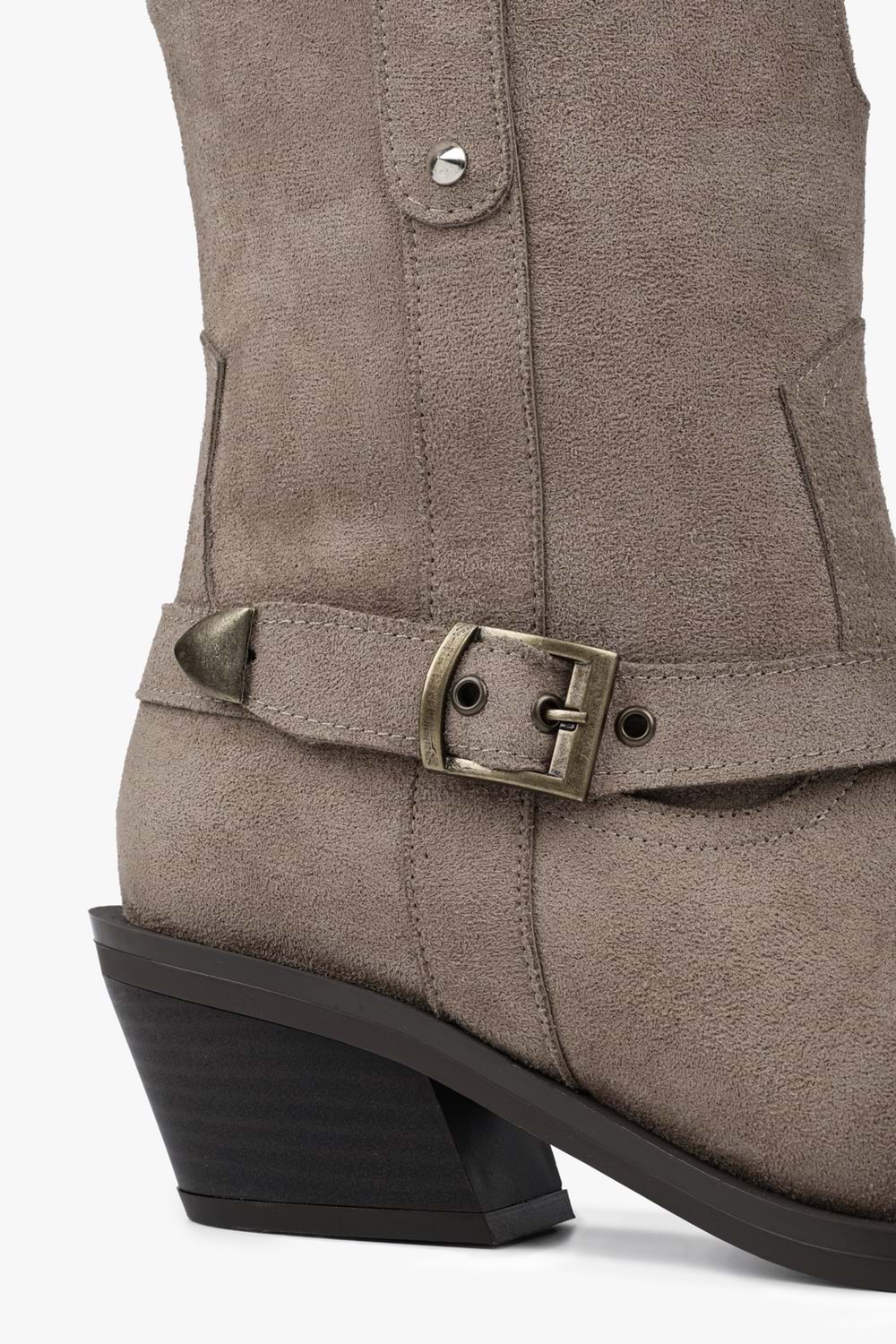 Kadın Arden Vizon Süet Kovboy Bot