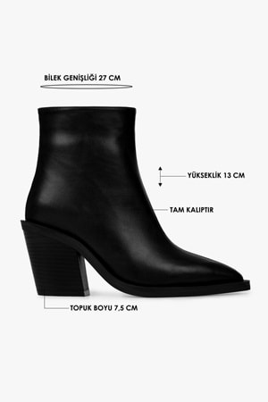 Kadın Marie Siyah Cilt Kovboy Bot