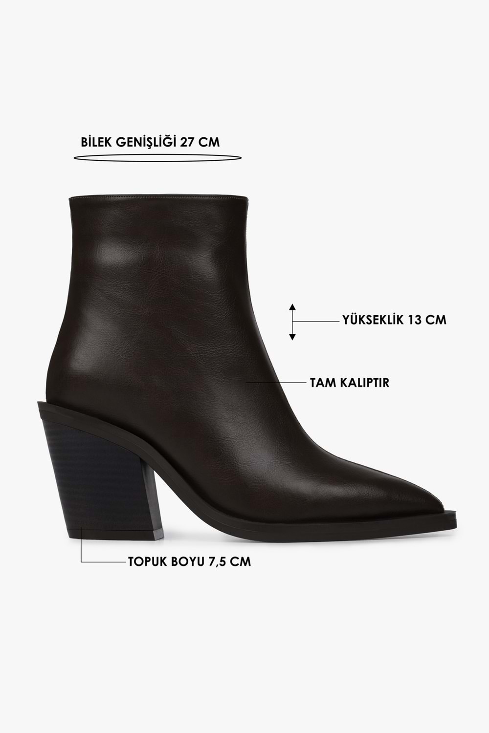 Kadın Marie Kahve Cilt Kovboy Bot