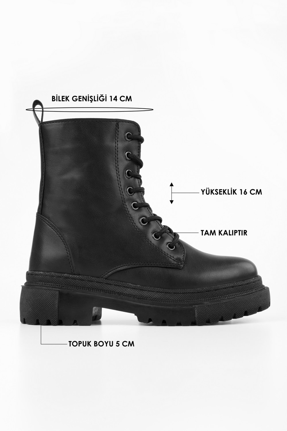 Kadın Ezra Siyah Cilt Postal Bot