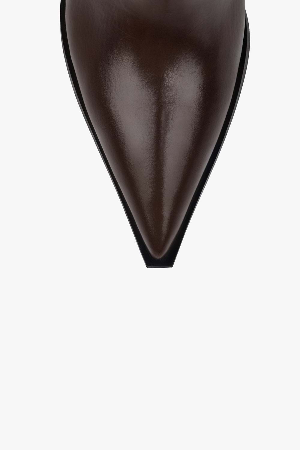 Kadın Emma Kahve Cilt Tokalı Topuklu Çizme