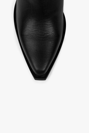 Kadın Kael Siyah Hakiki Deri Kovboy Bot