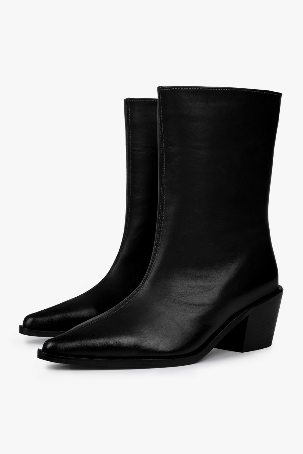 Kadın Glac Siyah Hakiki Deri Bot