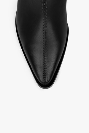 Kadın Glac Siyah Hakiki Deri Bot