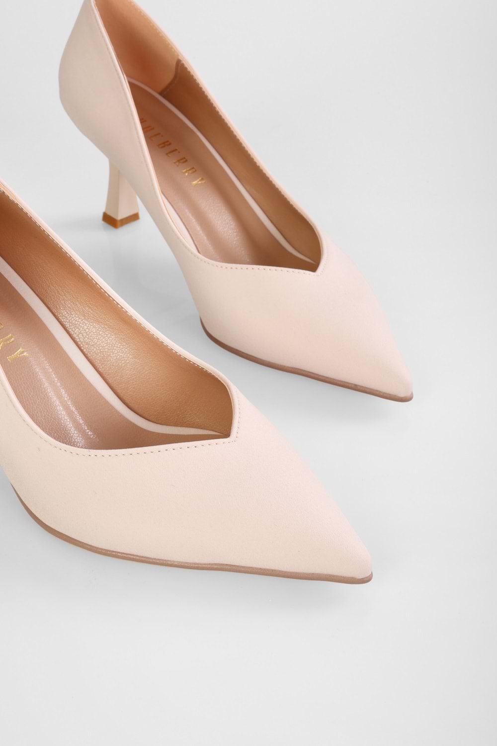 Kadın Carrie Ten Saten Topuklu Ayakkabı Stiletto