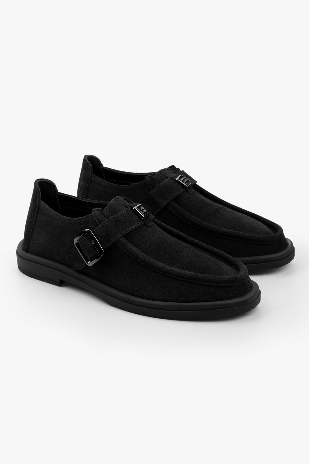 Kadın Elvane Siyah Süet Toka Detaylı Loafer