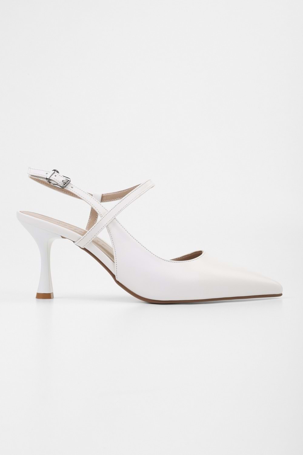 Kadın Nella Beyaz Cilt Stiletto