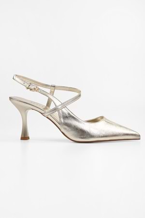 Kadın Nella Altın Parlak Stiletto