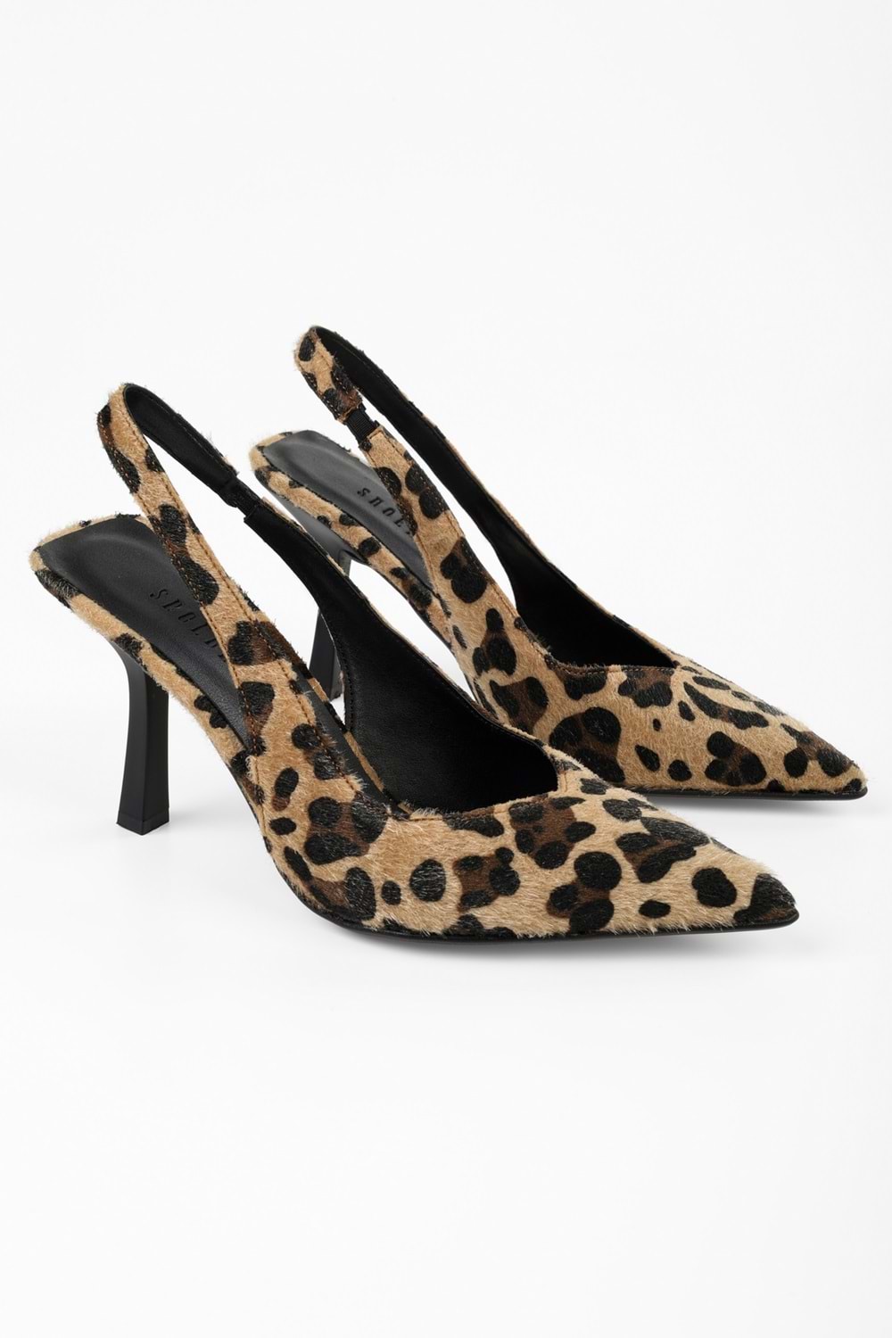 Kadın Floe Leopar Tüylü Stiletto