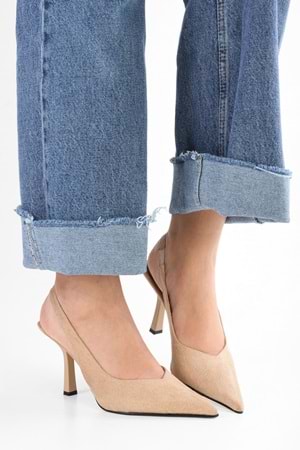 Kadın Floe Ten Süet Stiletto