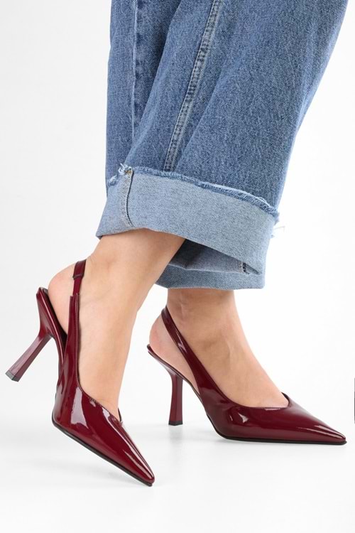 Kadın Floe Bordo Rugan Stiletto