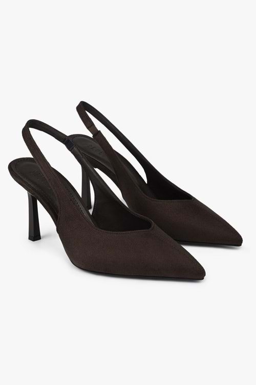 Kadın Avoria Kahve Süet Stiletto