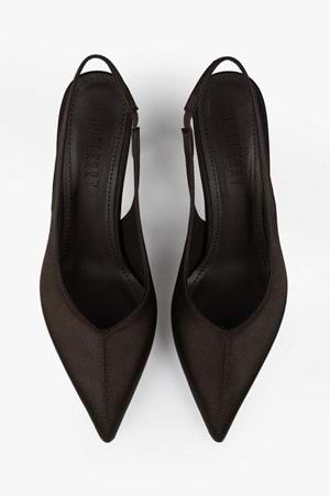 Kadın Avoria Kahve Saten Stiletto