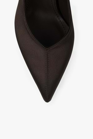 Kadın Avoria Kahve Saten Stiletto