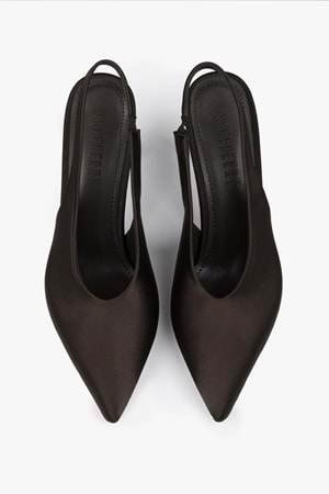 Kadın Vetra Kahve Saten Stiletto