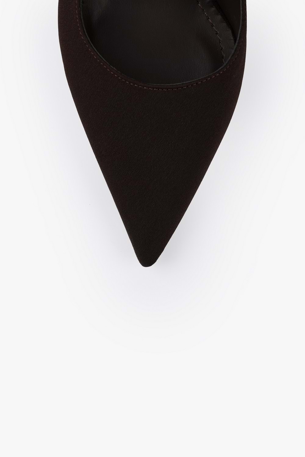 Kadın Vina Kahve Saten Stiletto