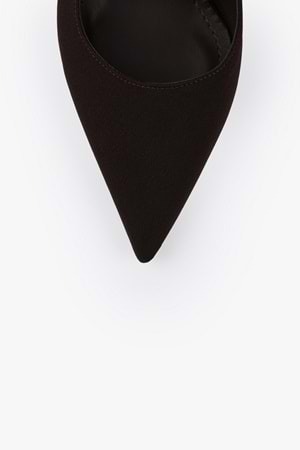 Kadın Vina Kahve Saten Stiletto