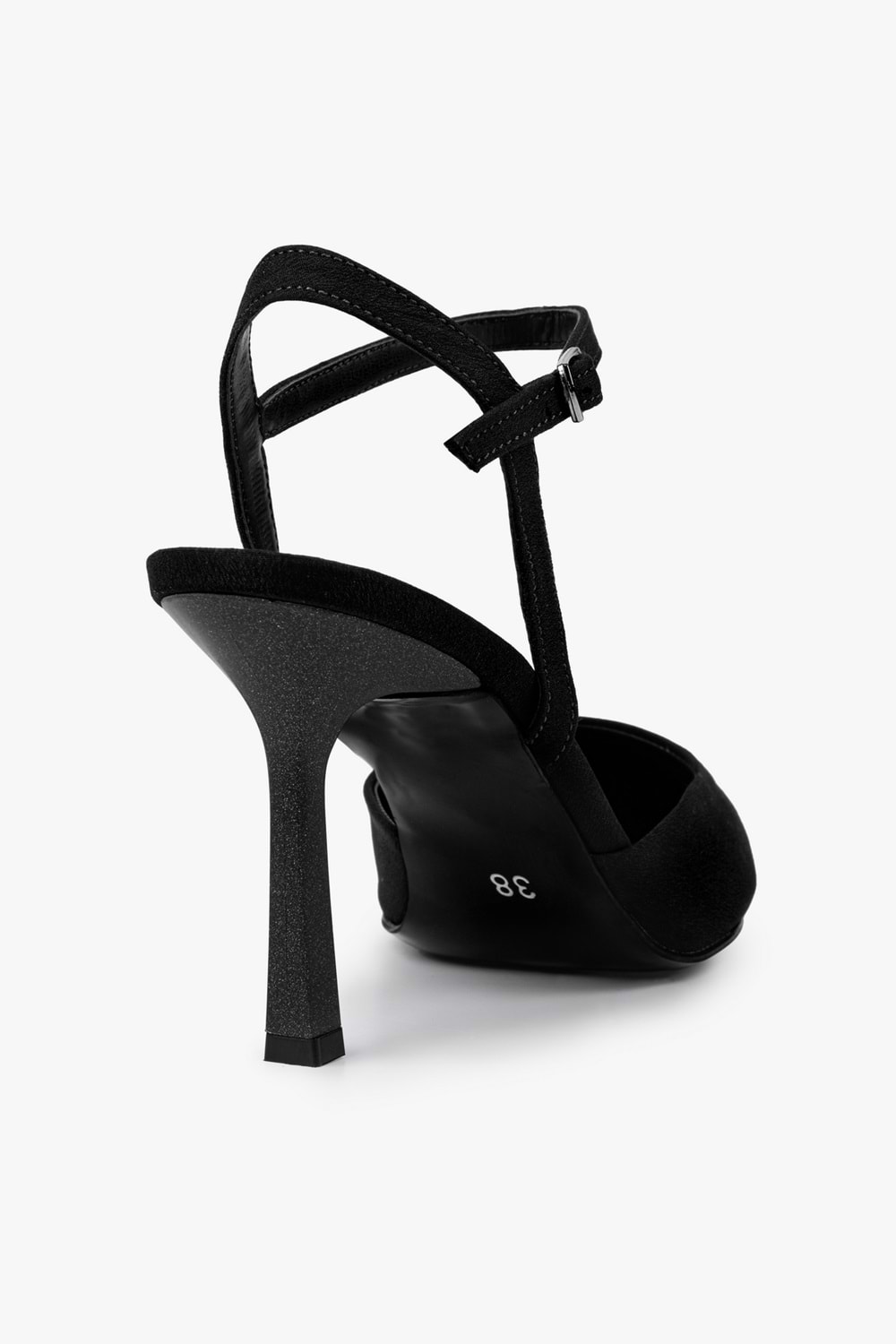 Kadın Lura Siyah Saten Stiletto