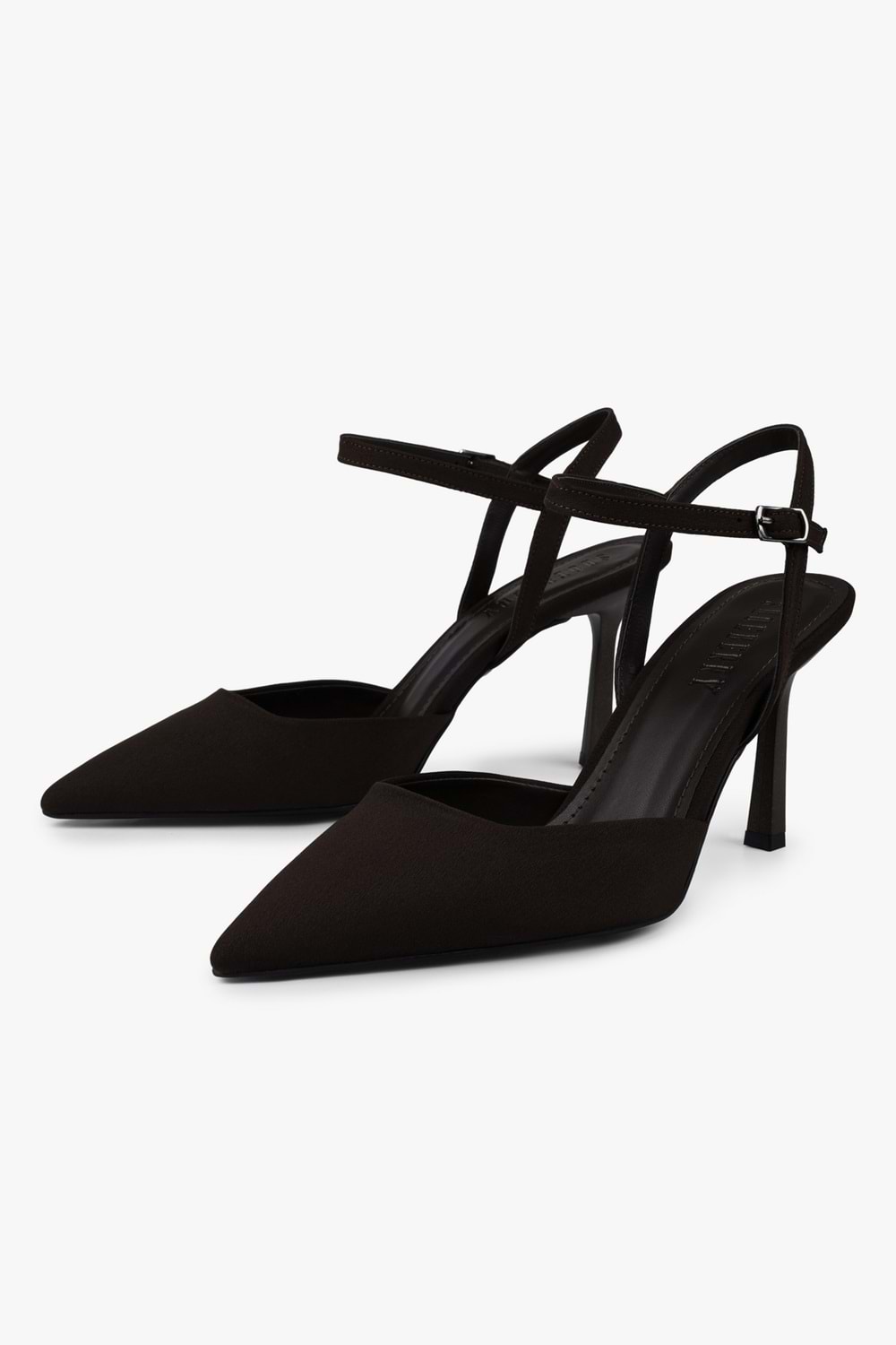 Kadın Lura Kahve Saten Stiletto