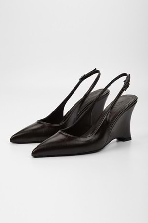 Kadın Gigi Kahve Cilt Dolgu Topuklu Stiletto