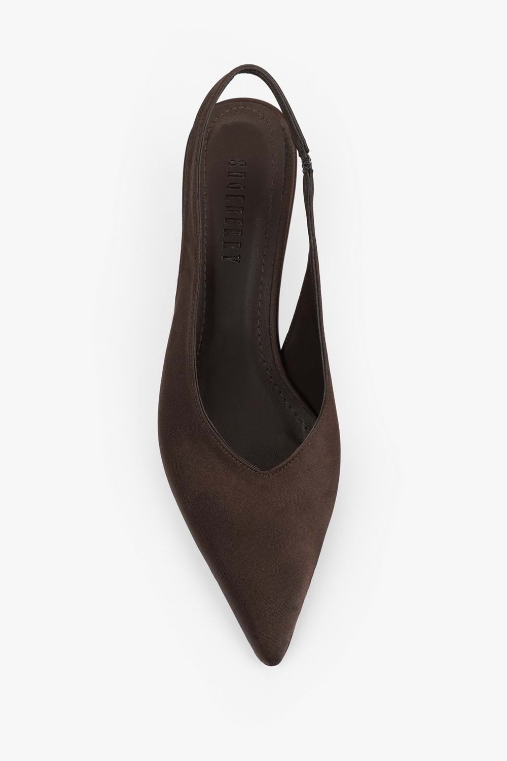 Kadın Rade Kahve Saten Stiletto