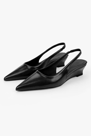 Kadın Pluto Siyah Cilt Dolgu Topuklu Stiletto