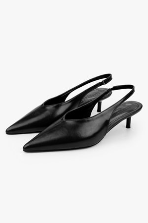 Kadın Mia Siyah Parlak Stiletto