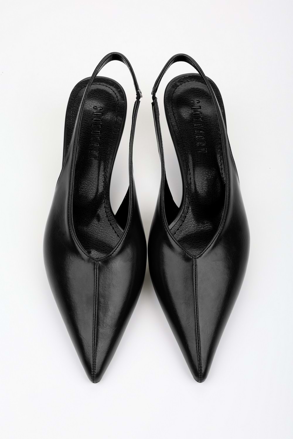 Kadın Mia Siyah Parlak Stiletto