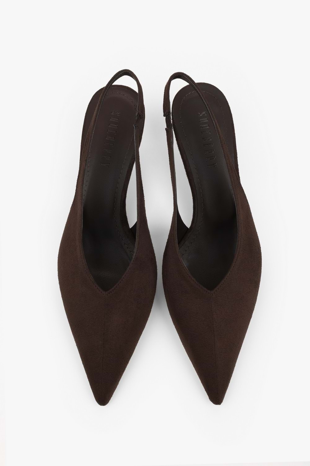 Kadın Mia Kahve Süet Stiletto