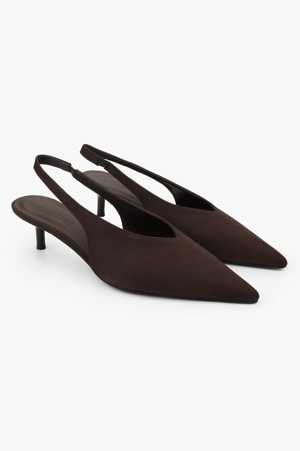 Kadın Mia Kahve Süet Stiletto