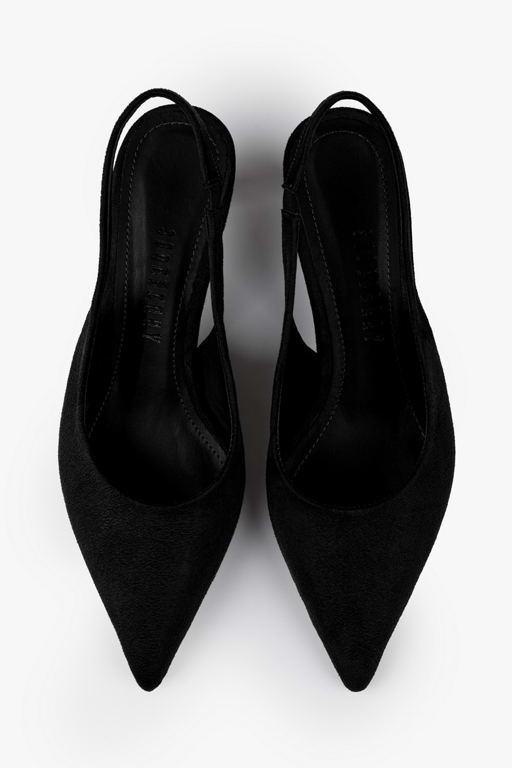 Kadın Peta Siyah Süet Stiletto