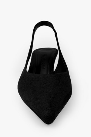 Kadın Peta Siyah Süet Stiletto