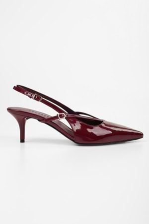 Kadın Eilish Bordo Rugan Stiletto
