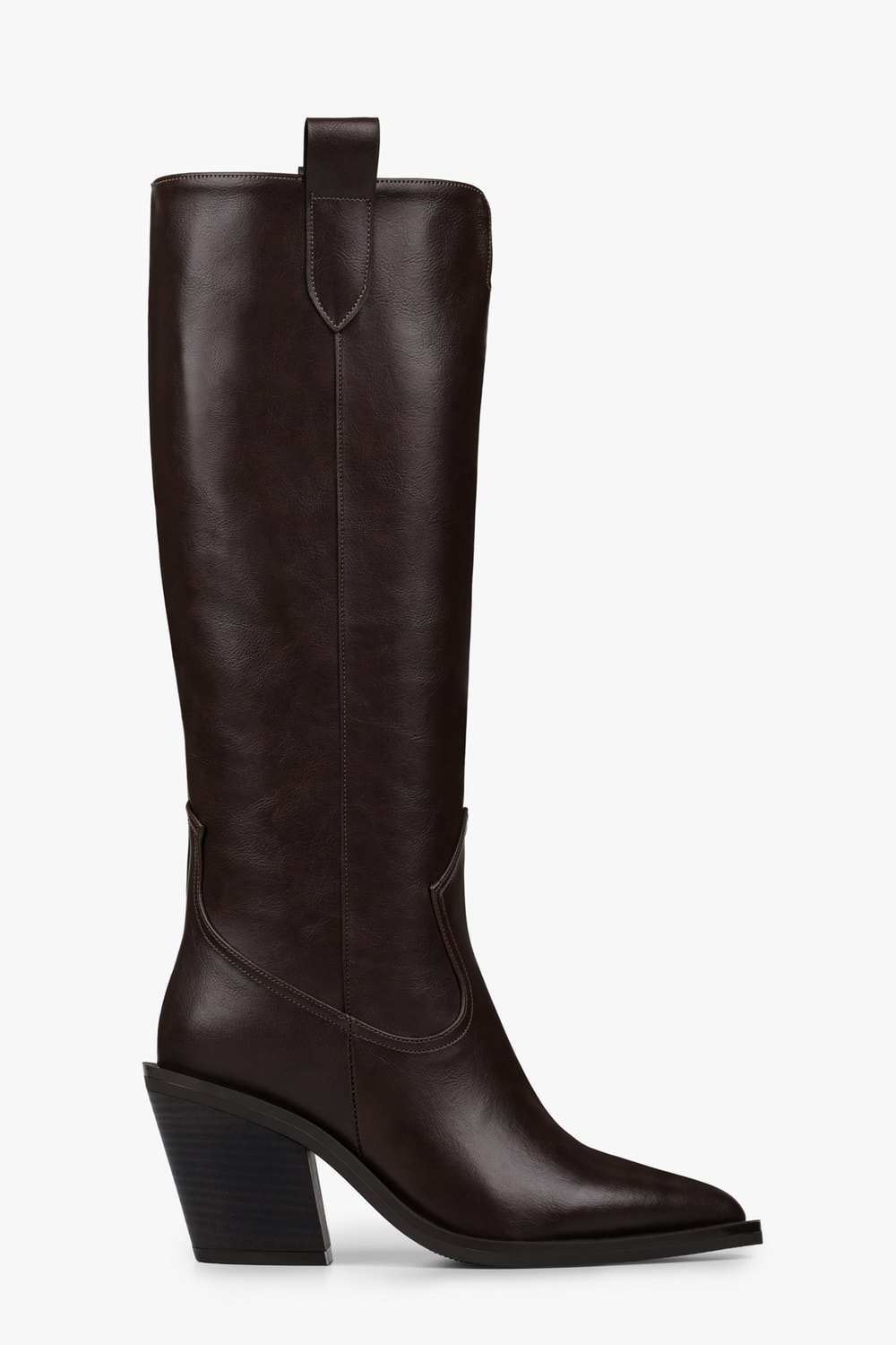 Kadın Nexa Kahve Cilt Kovboy Çizme