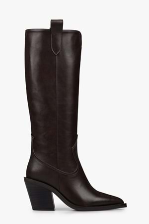 Kadın Nexa Kahve Cilt Kovboy Çizme