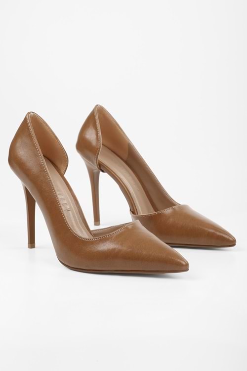 Kadın Massy Karamel Parlak Stiletto