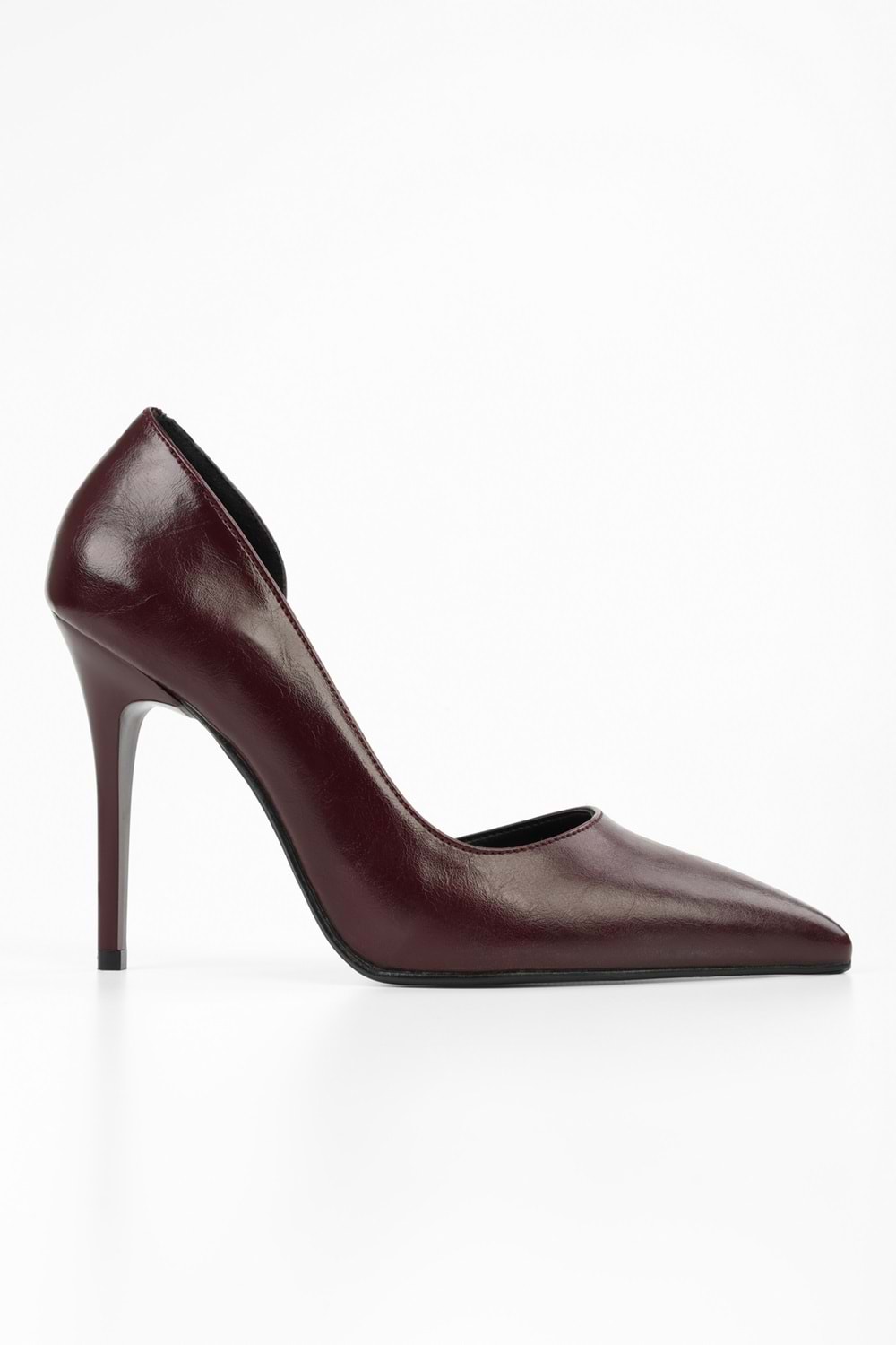 Kadın Massy Bordo Parlak Stiletto
