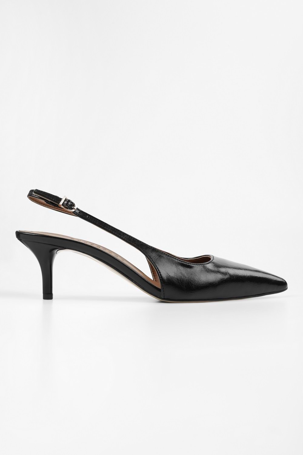 Kadın Estelle Siyah Cilt Stiletto
