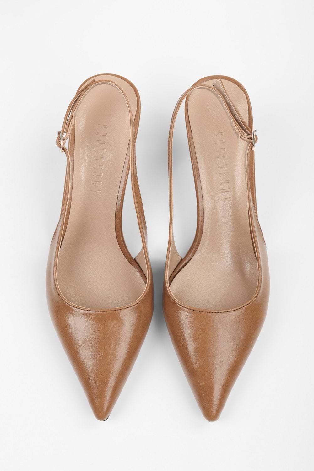 Kadın Estelle Karamel Cilt Stiletto