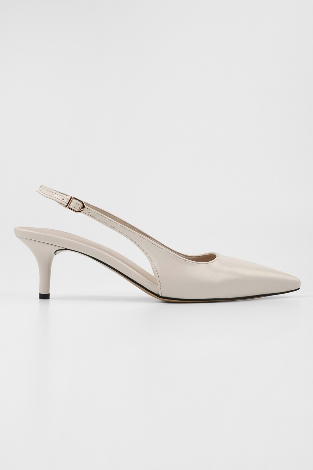 Kadın Estelle Ekru Cilt Stiletto